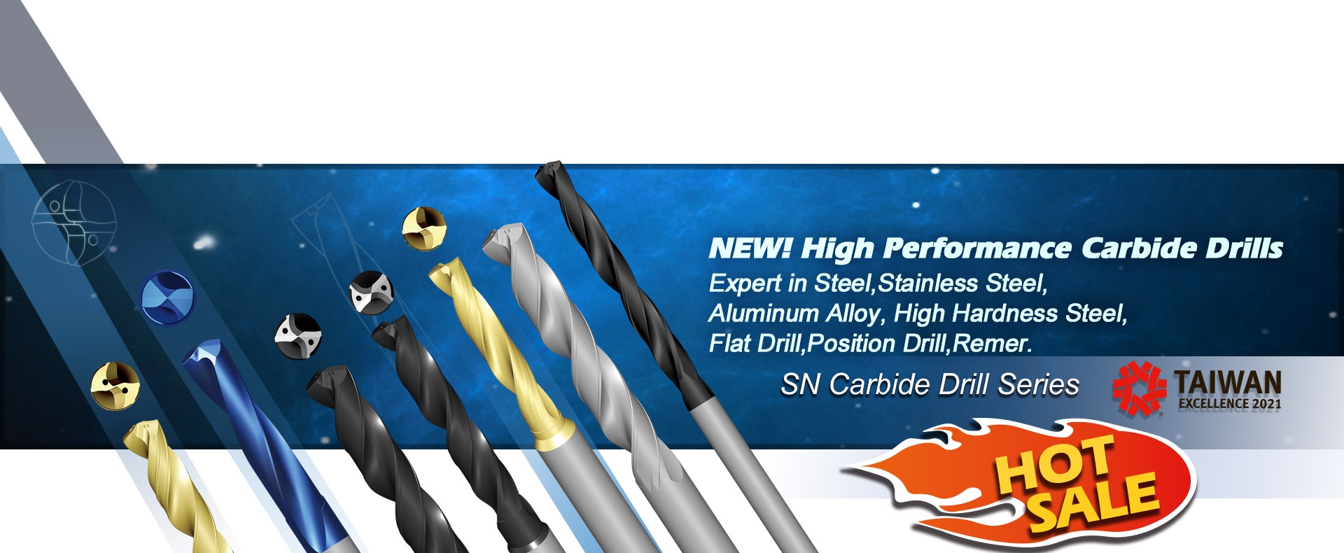New Carbide Drill Series