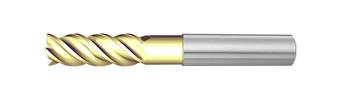 PNVE1T Square End Mill - Long Neck For Titanium / Inconel Alloy
