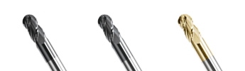 P-ULBT Long Shank Ball Nose End Mill - 4 Fultes