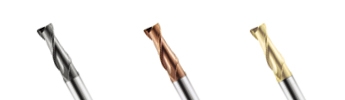 P-LRTA Long Shank Corner Radius End Mill - 2 Flutes