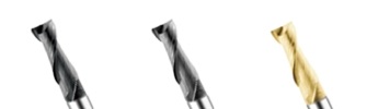 P-UET Square End Mill - 2 Flutes