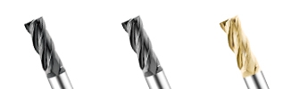 P-UET Square End Mill - 4 Flutes