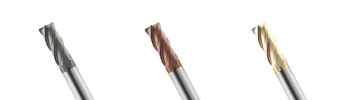P-LRTA Long Shank Corner Radius End Mill - 4 Flutes