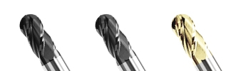 PVBSX Ball Nose End Mill - 4 Flutes