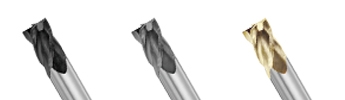 PVES 1D/1.5D/3D Square End Mill - 4 Flutes