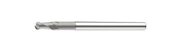 SULBT Long Shank Ball Nose End Mill - 2 Flutes
