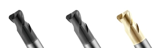 P-UCRS Taper Neck Corner Radius End Mill - 2 Flutes