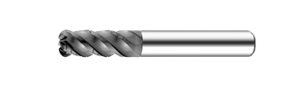 CRFHPC Corner Radius End Mill - 4 Flutes