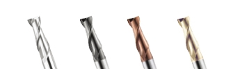 P-SLE/P-MLE Square End Mill- 2 Flutes